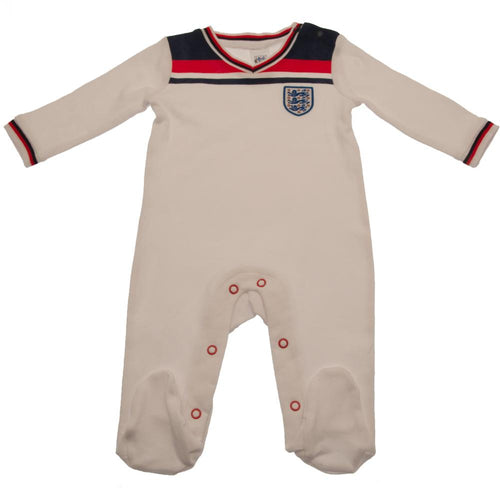 England FA Sleepsuit 82 Retro 9-12 Mths