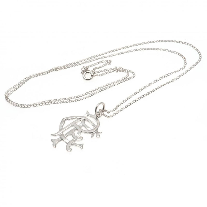 Rangers FC Sterling Silver Pendant & Chain Large