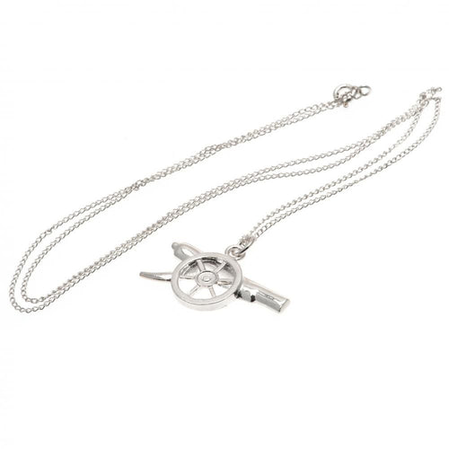 Arsenal FC Sterling Silver Pendant & Chain GN