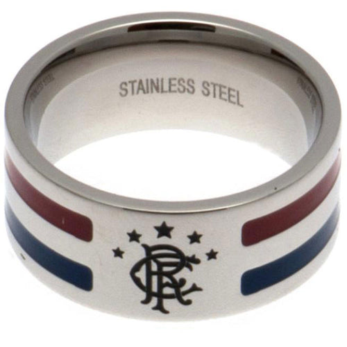 Rangers FC Colour Stripe Ring Large