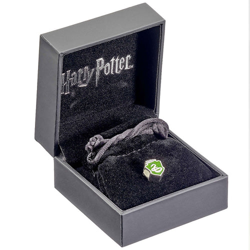 Harry Potter Sterling Silver Slytherin Spacer Bead