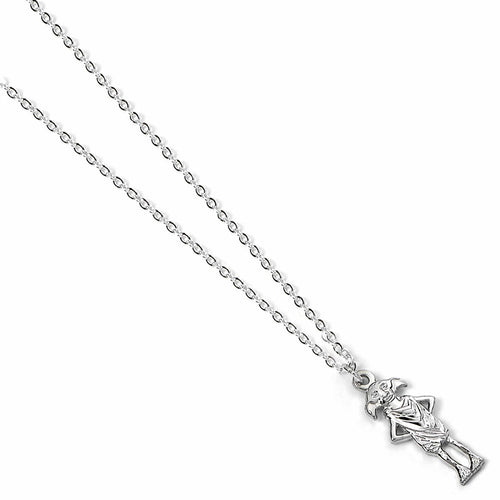 Harry Potter Silver Plated Dobby House Elf Necklace