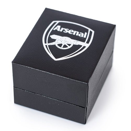 Arsenal FC 18ct Gold Plated on Silver AFC Ring - Q