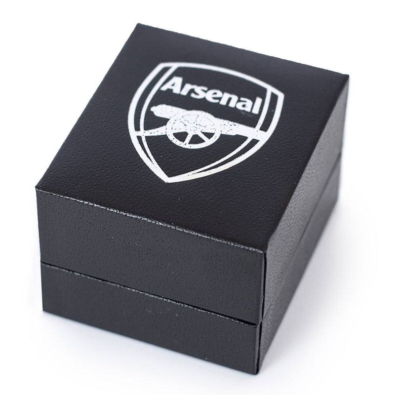 Arsenal FC 18ct Gold Plated on Silver AFC Ring - Q