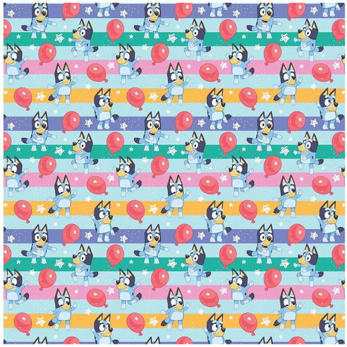Bluey Balloon Gift Wrap